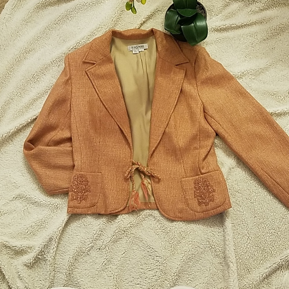 Kay Unger Wool Suit Jacket